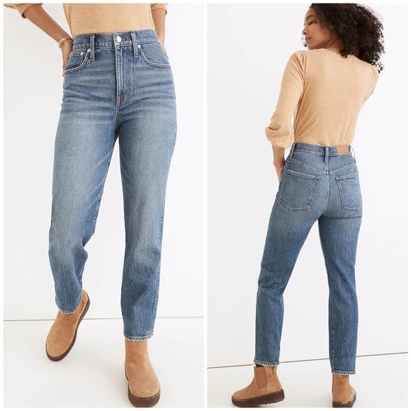 Madewell The Perfect Vintage Jean in Belbury Wash Tencel Denim Edition - Picture 1 of 11